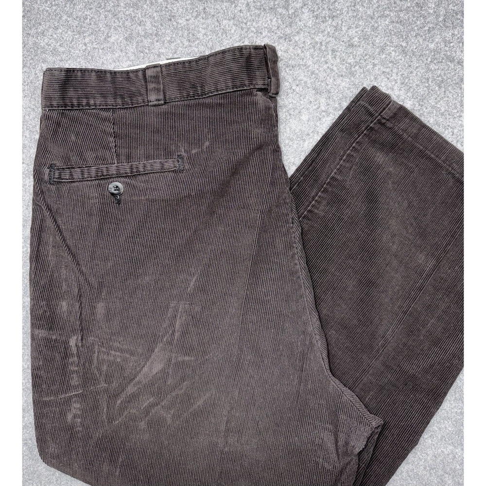 Big Mac Corduroy Mens Pants 42x31 1960/70s Dark Brown Workwear Made In USA Retro